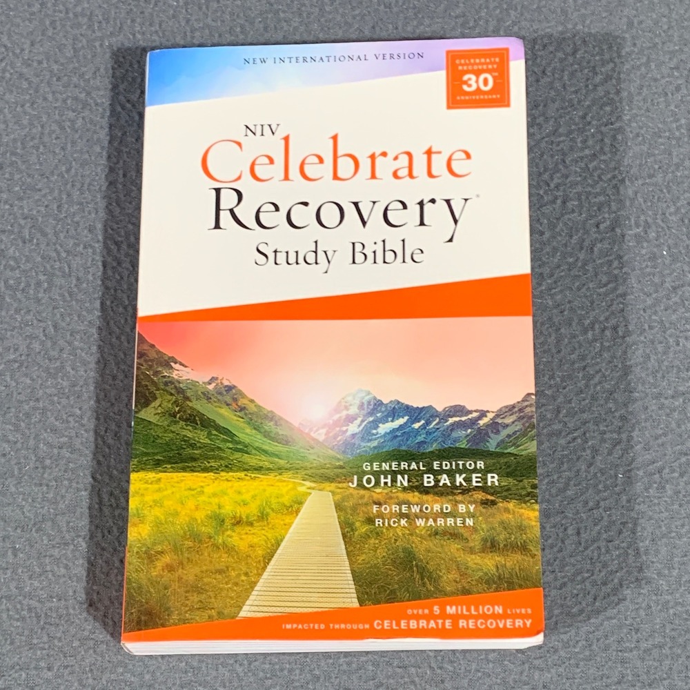 NIV Celebrate Recovery Study Bible Paperback John Baker Rick Warre 9780310455257